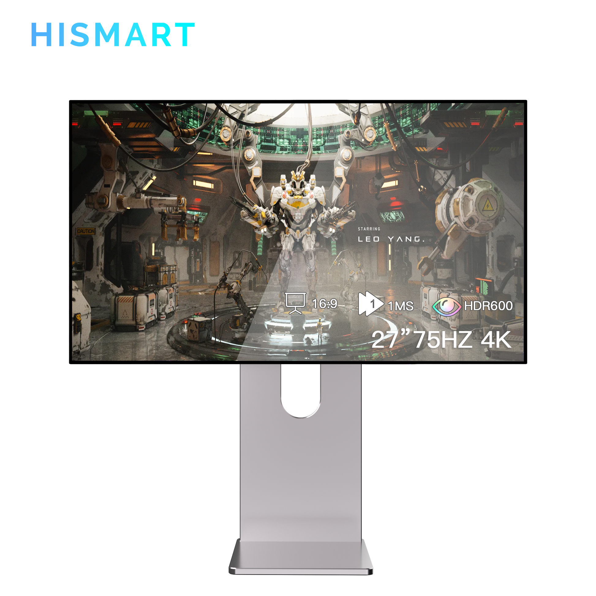 HISMART H03  27 Inch 4K 3840(RGB)×2160UHD 450 cd/m²  Monitor mirror screen