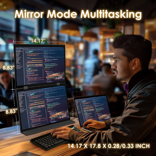D15 Portable Dual View Monitor Extender 15.6
